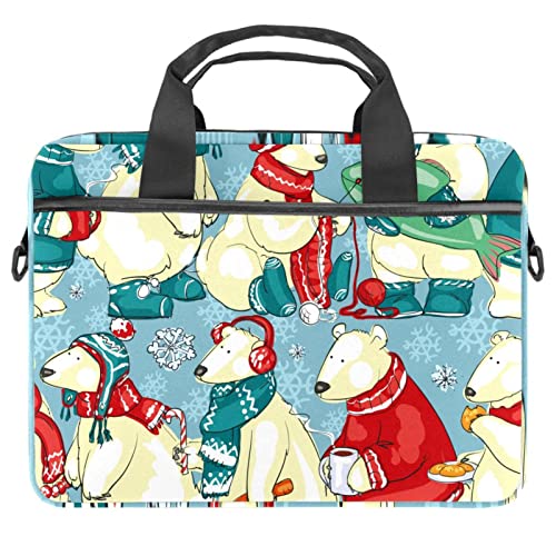 Housse ordinateur portable 14.5 pouces Polar Bears finitions