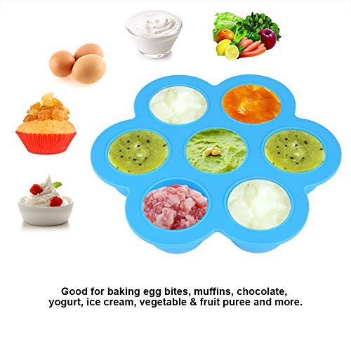 Contenedor Silicona para Huevos con Tapa Azul miniatura 4