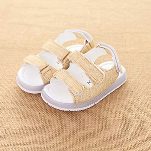 Light Up Toddler Sandals Baby Boys Girls Non Slip Open Toe Beach Shoes Soft Sole Adjustable Outdoor Casual Sandals3