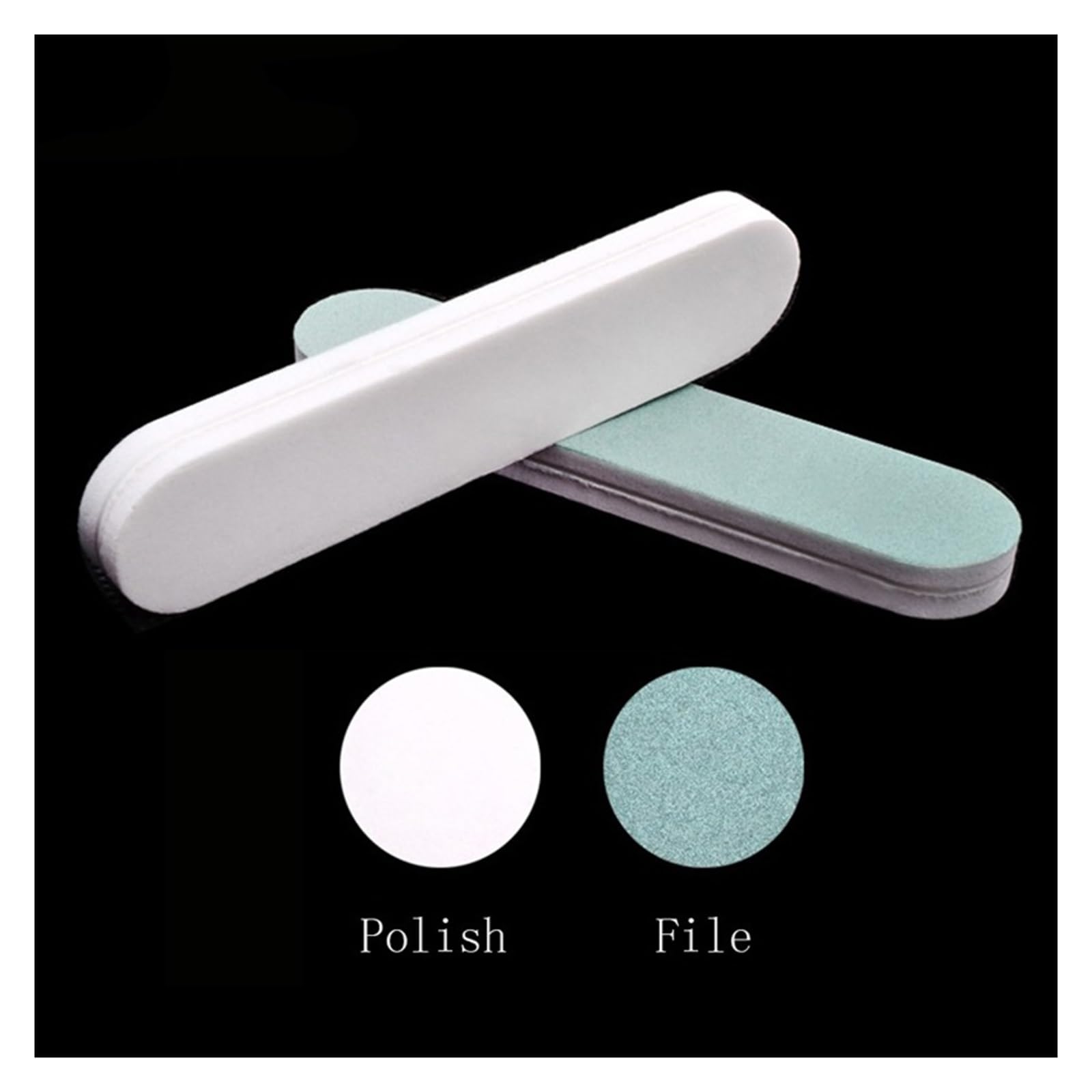 10 szt. Pilnik do paznokci Blok pilnika Gąbka Polerowanie Szlifowanie Polski Polerka pedicure Manicure