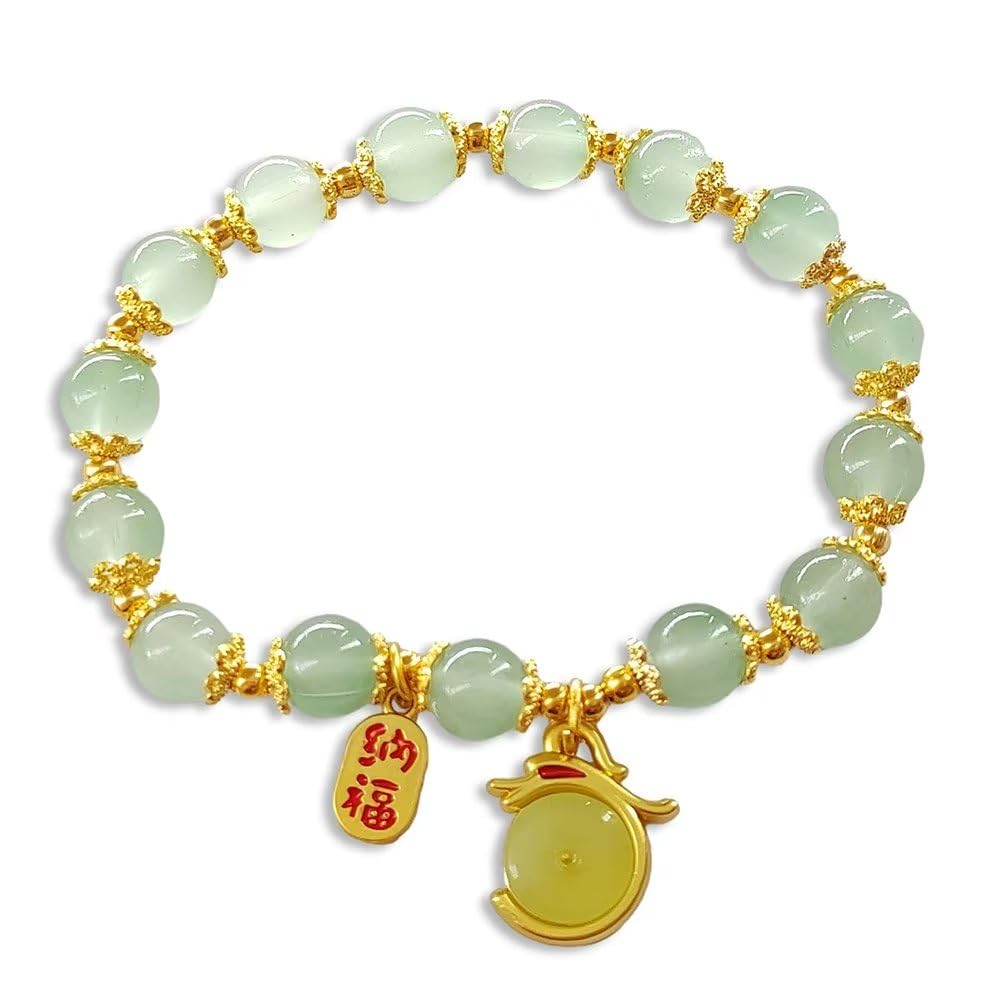 Zhang shine1-3Pcs Handmade Braid 2024 New Year Lucky Dragon Red String Bracelet Stretch Bracelet Chinese Zodiac Animal Feng Shui Dragon Charm Rope Adjustable Bracelet for Women Jewelry