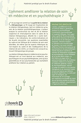 La relation thérapeutique en médecine et en psychothérapie