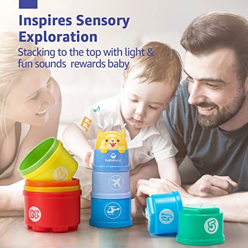 Stacking Toys For Toddlers 1-3 - Stacking Cups - Montessori Toys Baby Toys For 1 Year Old Toys For Boys Girls Toddler Toys Age 1-2 Numbers Shapes Patterns Learning Toys One Year Old Boy Birthday Gift #TOP2