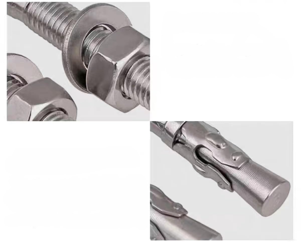 Amazon.co.jp: 10個のステンレススチールアンカーボルトセットM6 M8