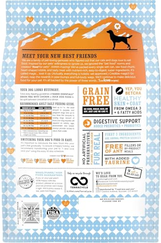 \"I And Love And You\" Naked Essentials Dog Food: Lamb & Bison + Chicken & Duck