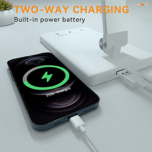 Schreibtischlampe LED Dimmbar Tischlampe Nagel 5 Farb und 10 Helligkeitsstufen Augenschutz Nachttischlampe Leselicht für… – Bild 7