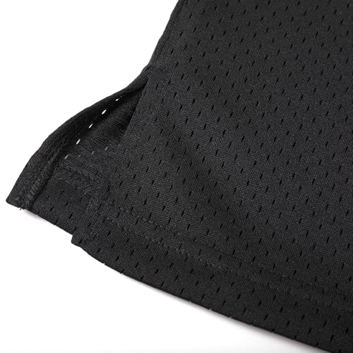 Pullonsy Camisetas esportivas masculinas de malha de basquete em branco uniformes de equipe de desem