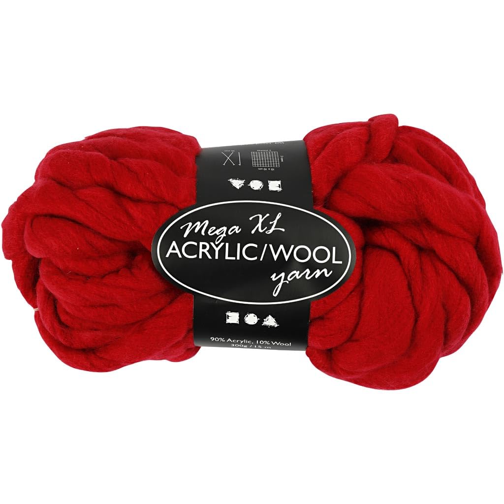 Pelote de laine acrylique épaisse Creativ pour tricot et crochet
