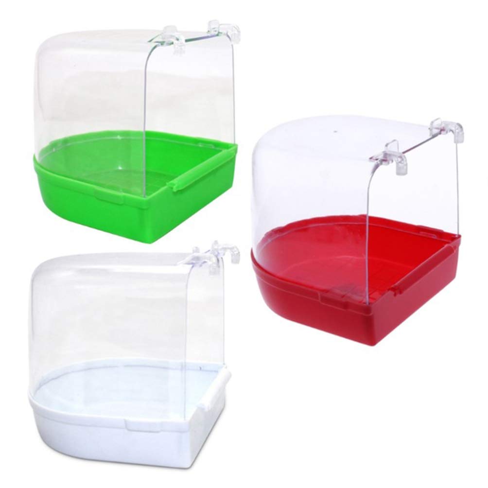 POPETPOP Pequeño Dispensador De Agua Jaula De para Pájaros Jaula para Periquitos Bebedero para Periquitos Jaulas De Pájaros para Periquitos Jaulas para Pajaros Pájaro Loro Limpio