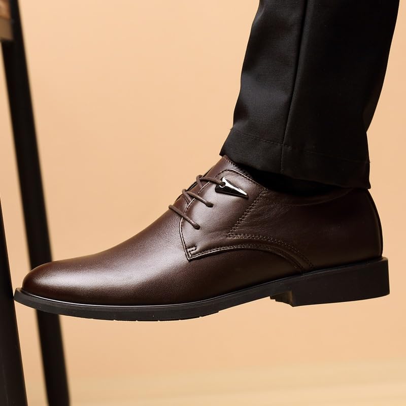 Men's Tuxedo Dress Shoes Men Modern Leather Business Casual Scale Pattern Comfort Formal Shoes Non Slip Casual Business Work Formal Shoes for Men2