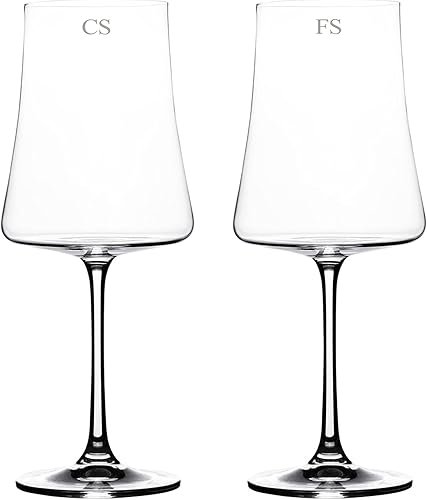 Miniatura 2 de Mon Verre Juego de copas de vino tinto de Salome personalizadas (caja de regalo)