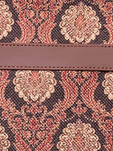 Image of ZOUK Urban Escape Bag | Stylish Vegan with Laptop Compartment, Trolley Sleeve & Anti-Theft Pocket |