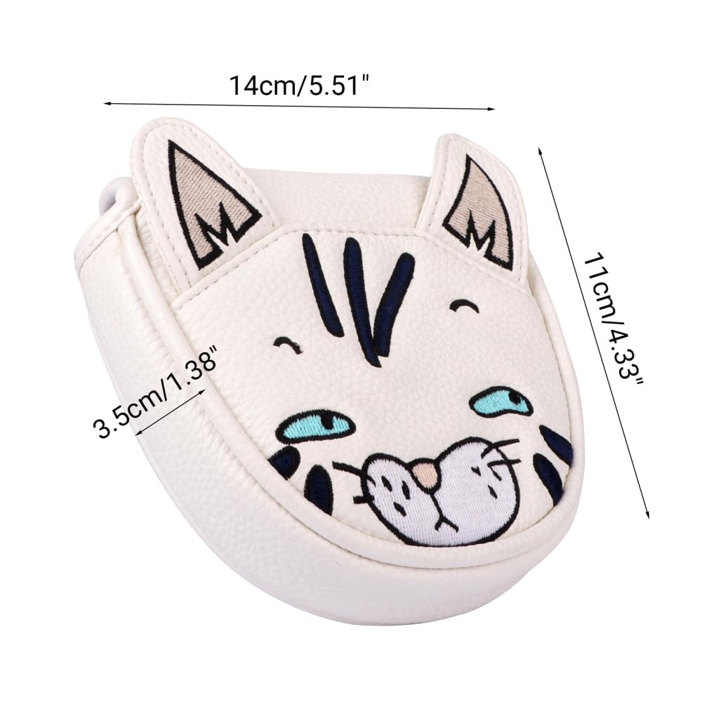 Funda para Palos de Golf, Funda de Piel para Putter con Cierre Magnético