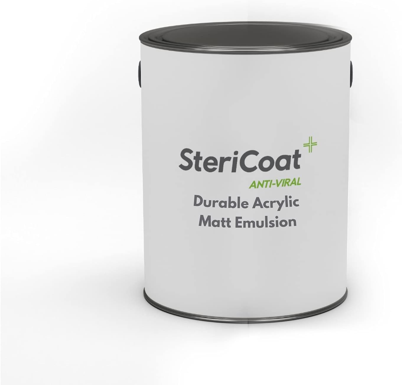 Antiviral Durable Acrylic Matt Paint - AntiMicrobial, AntiBacterial, Anti Mould Water Based, High Performance, Durable, Walls, Ceilings and More, WB20, 5L (Cream)