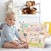 Busy Board Toys, TOPQSC Montessori Spielzeug Ab 1-3 Jahre, Holz Lernspielzeug FüR Kinder FrüHerziehung Grundlegende Lebensfertigkeiten Und Feinmotorik FüR Kleinkinder Kinderspielzeug Geschenk Toy