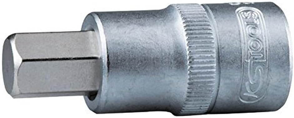 KS TOOLS 1" Bit Socket Hexagon, Short 19mm
