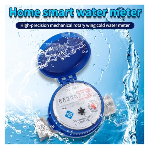 Débitmètre d'eau de précision DN15 avec joints en cuivre robustes antirouille - 8