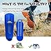 Foot Measurement Device Shoe Size Measuring Devices for Adults and Kids with Soft Tape Measure US Standard Blue 2 Pieces