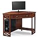 Leick Corner Computer and Writing Desk, Oak Finish
