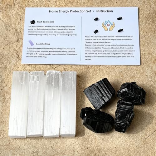 Kit De Cristais De Cura Prote&ccedil;&atilde;o Energ&eacute;tica Dom&eacute;stica - 4 Varinha...