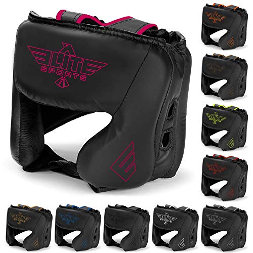 Elite Sports Boxing MMA Sparring Kickboxing Headgear for Men, Muay Thai Boxing Head