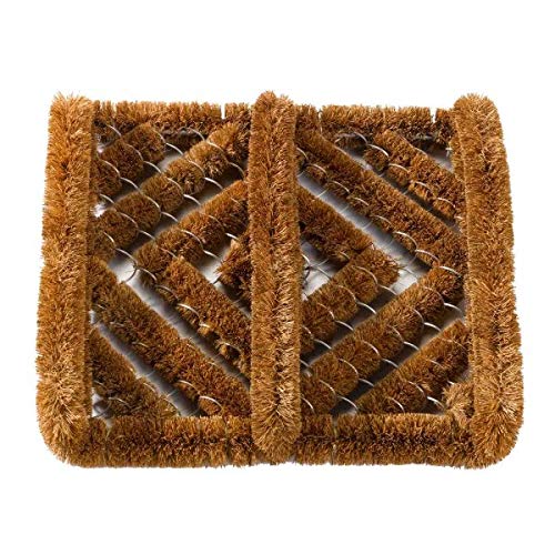 Garden Mile Zerbino In Fibra Di Cocco 60x40 Cm - Retro PVC Antiscivolo