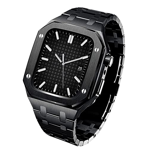 Bracelet en acier inoxydable Apple Watch 44 mm 45 mm antichoc