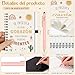 Imagen de BBTO Set de 7 Piezas Regalo de Agradecimiento para Maestra Bolsa de Compras Neceser de Maquillaje Cuaderno Bolígrafo Llavero Marcapáginas Tarjeta sobre Regalo para Profesore Graduación Fin de Curso