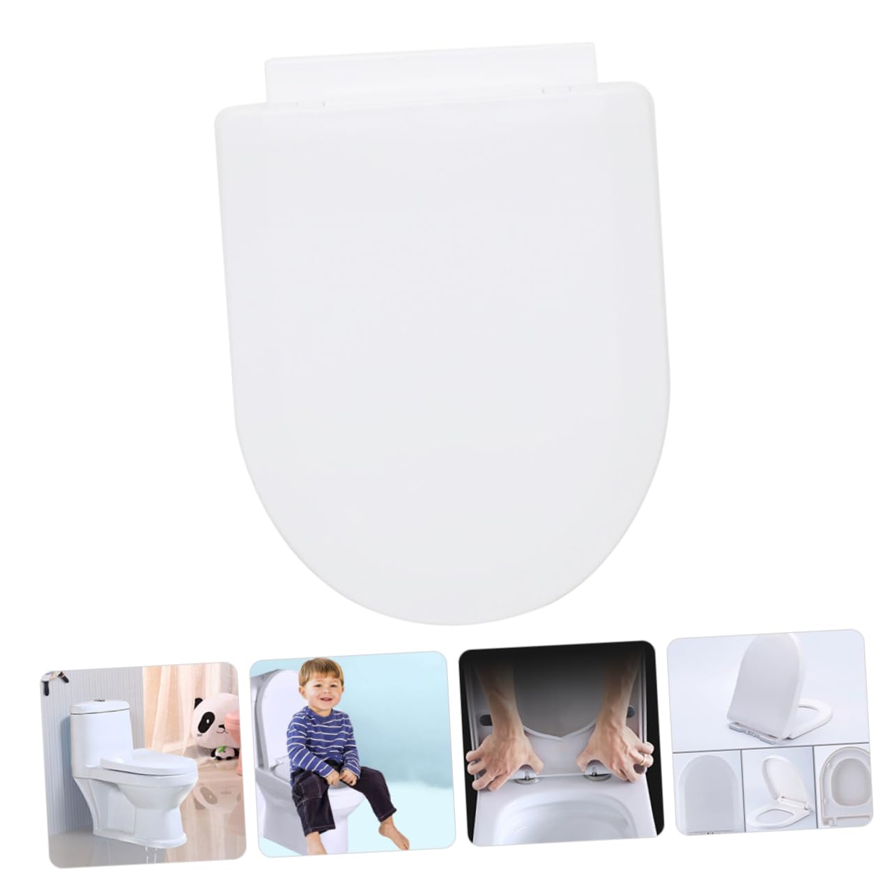Asiento Ligero y Cómodo para Ir al Baño de Entrenamiento para Niños en Color Blanco Material Pp Resistente Adecuado para Entrenamiento de Orinal en Casa Salir