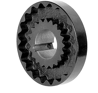 Lovejoy 68514436087 Cast Iron 6J Flange, 1-5/16" Bore, 4" OD, 5/16" mm x 5/32" Keyway, 450 Inch Pounds Item Torque