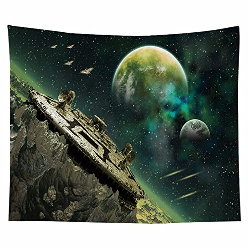 Tapiz de pared Isdreem: soluciona paredes vacías con tela de universo de ciencia ficción