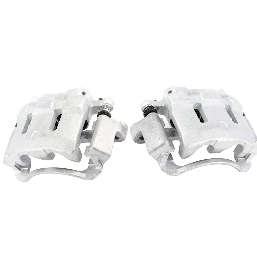 SCITOO Front Brake Calipers With Bracket 18-B4790 18-B4791 Compatible For Ford For Excursion/F-250, For Ford For F-250 Super Duty 99-04 For Ford For F-350 99-04 For Ford For F-350 Super Duty 99-04
