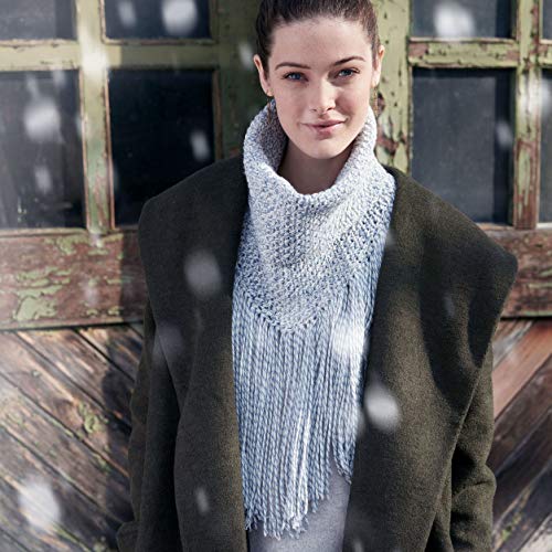 Bernat Super Value Yarn, 7 Oz, Gauge 4 Medium Worsted, Grey Ragg #TOP5