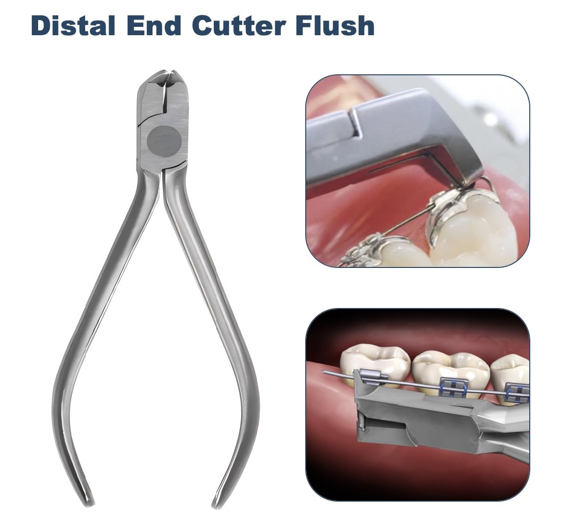 Complete DIY Braces Tool Plier Kit At Home 4PCS - Holding Brackets Change Color For Braces Ligature Ties Power Chain And Cutting Plier