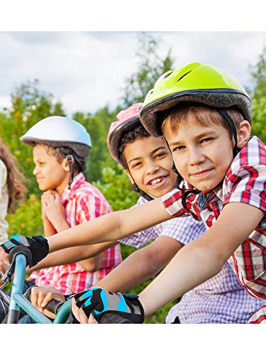Image of Boao 3 Pairs Kids Half Finger Bike Gloves