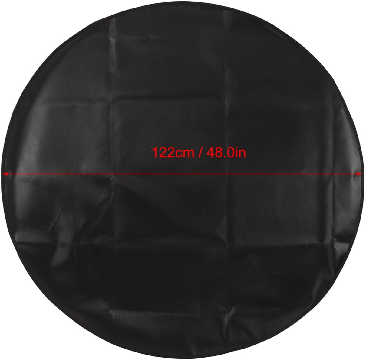 Grill Mat, Glass Fiber Double Sided Silicone Fireproof Reusable BBQ Accessories, Foldable Washable Anti Slip Practical Hearth Rugs Fireproof, for Outdoor Camping[122CM]