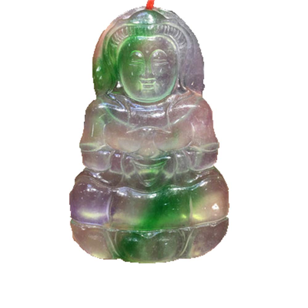 Pendentif Guanyin en jade naturel pour cultiver la sérénité