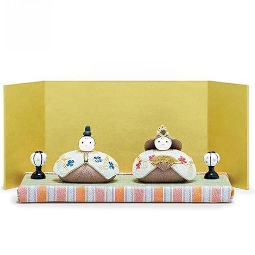 ※期間限定のためAmazon在庫0で未公開※いわい 陶雛人形 すみれ親王飾りセット iwai-h08[信楽焼・明山]