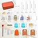 Mnuizu Sewing Thimble Set with Storage Box - Includes Sewing Big Eye Needle, Finger Protector & Adjustable Finger Guard - Quality Metal Copper Thimble - Ideal Sewing Tools for DIY Projects