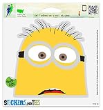 Minion Face Vinyl Car Bumper Window Sticker 5' x 4'