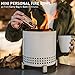 Solo Stove Mesa XL, 7 Inch Tabletop Fire Pit with Stand - Smokeless, Stainless Steel Fire Pit for Camping, Outdoor & Patio- Wood Burning or Pellet Fueled Portable Bonfire, 2.3lbs, Water