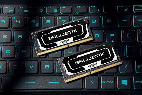 Image of Ballistix Crucial 2666 MHz DDR4 DRAM Laptop Gaming Memory Kit 16GB (8GBx2) CL16 BL2K8G26C16S4B