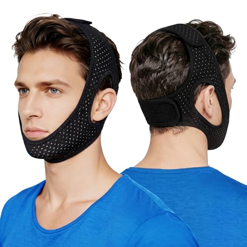 Sleep Apnea Devices丨Comfortable Chin Strap for Sleeping...