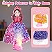 Fortand Poke-Art Crafts Kit for Kids, Princesses Craft Kits for Girls Ages 4-9 Paper Craft Kits with LED Base DIY Creative Activity Toys Gifts for Girls & Boys Ages 4 5 6 7 8 9 Mess-Free Fun for Kids