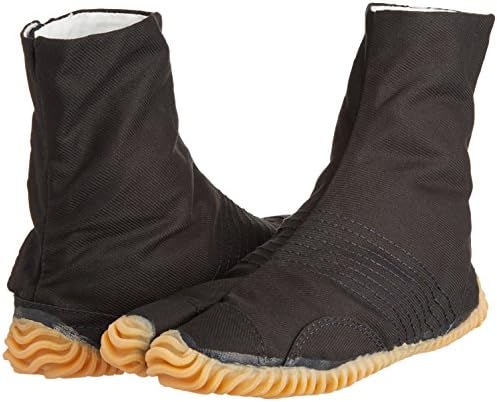 MATSURI Jog Men's 6 Black Cotton Tabi Boots (23.5cm) | Image 6