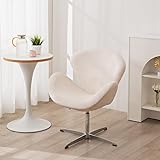  Moderna silla de oficina y comedor giratoria de 360° con estructura de aluminio ajustable con deslizamiento silencioso, perfecta para el hogar y restaurantes