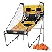 A11N Sharpshooter Dual Shot Basketball Shootout Game, 8 Game Options & 8 Balls, Home Office Indoor Arcade Game with Heavy-Duty Frame, LED Scoreboard and Sound Effects, Folding for Space Saving