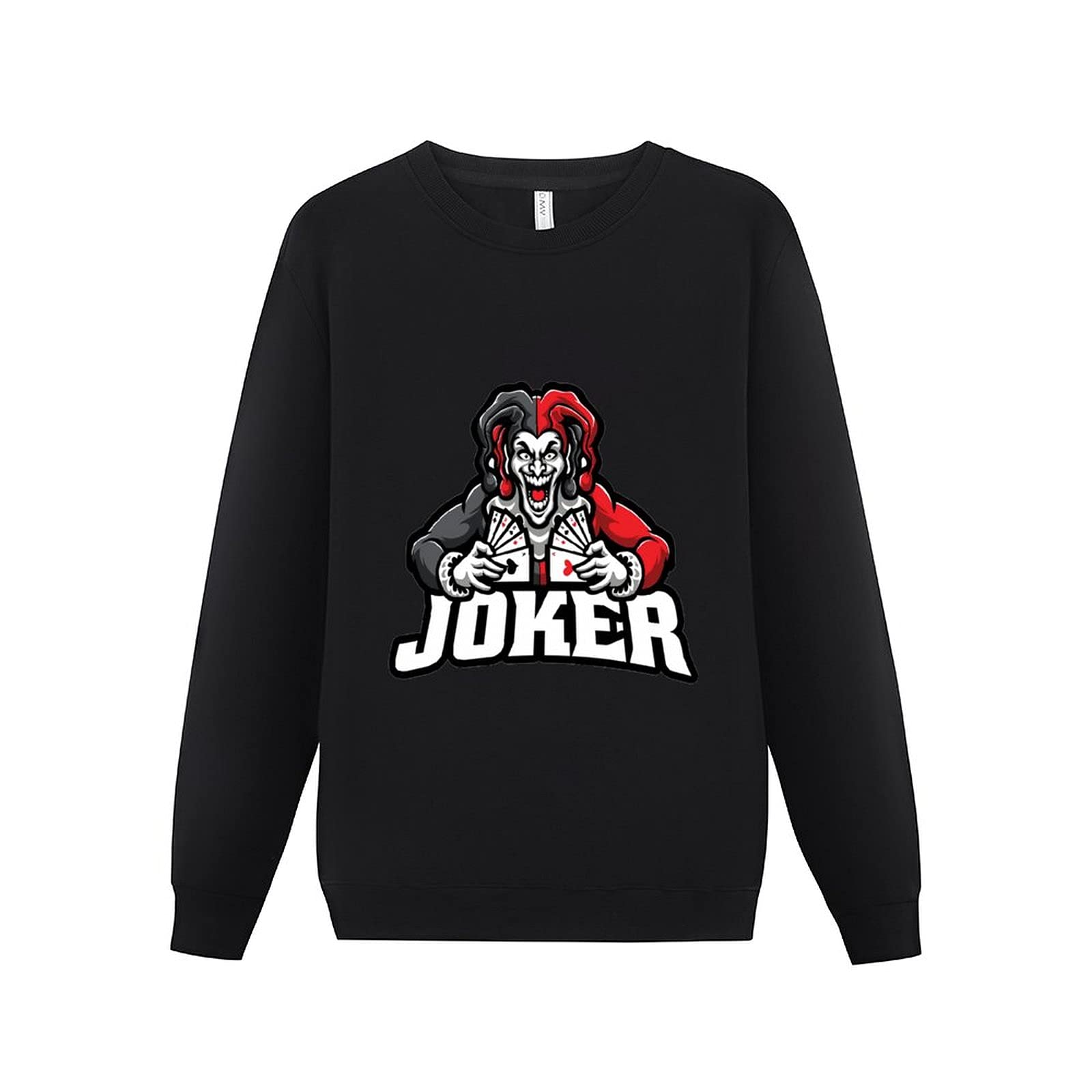 Men's Cotton Fleece Round Neck Sweatshirt Pullover Casual Sweater