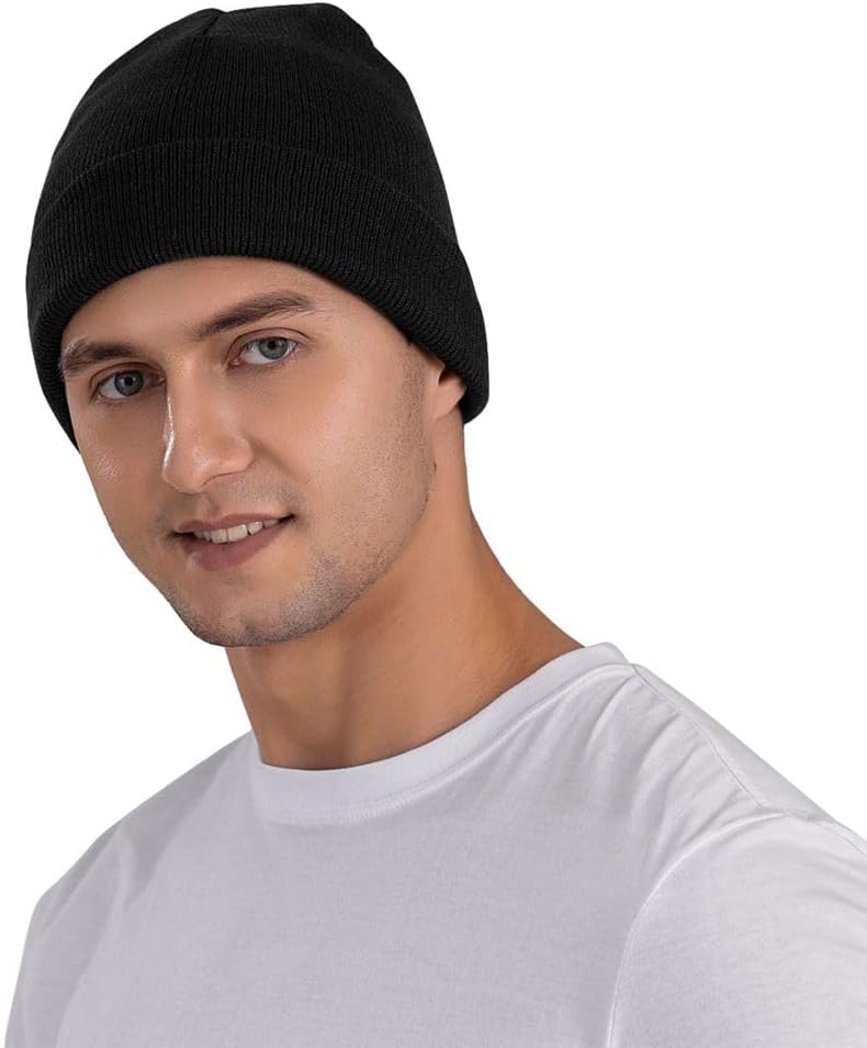Custom Beanie Hat Personalized Winter Knit Cap Hats for Men Women Add Your Photo Logo Text Name - Image 4