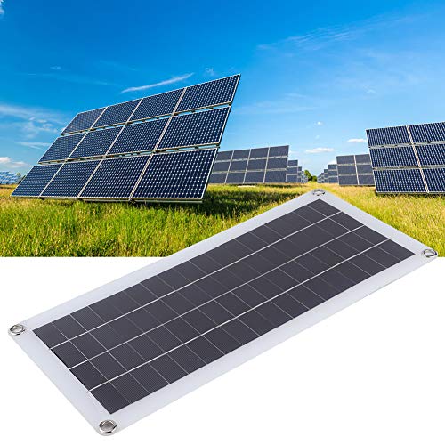 Solarpanel-Ladegerät, 20 W 18 V Dual-USB-Anschluss Tragbares Hochleistungs-Photovoltaikmodul für Campingreisen im Freien